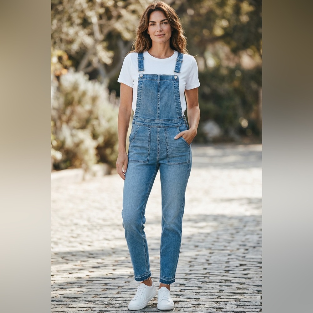 Madewell Light Blue Denim Women's Overalls